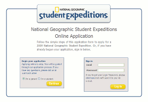 National Geographic Student Expeditions Online Application thumbnail